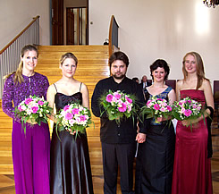 Preisträger: Sabrina-Vivian Höpcker (Bach-Preis) - Chloé Kiffer (Preisträgerin 2007) - Istvan Horvath (Preisträger 2007) - Rebecca Martin (Prämienträgerin 2007) - Célia Schann (Besondere Anerkennung 2007)